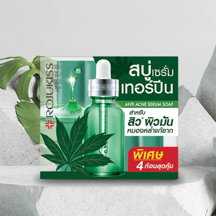 สบู่เซรั่ม Rojukiss Anti Acne Serum Soap