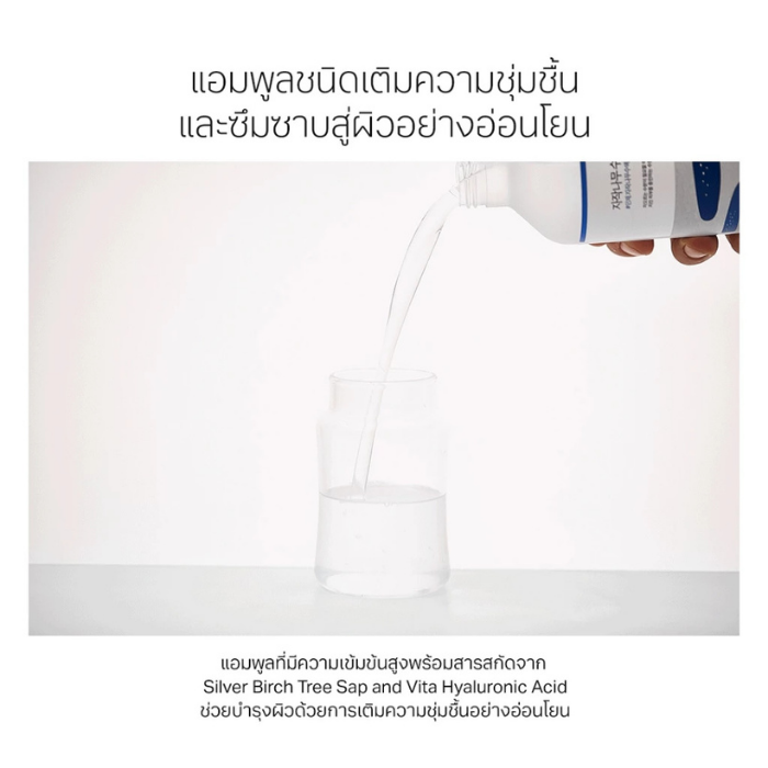 โทนเนอร์แอมพูลเบิร์ชแซป Round Lab Birch Juice Moisturizing Toner โทนเนอร์แอมพูลเบิร์ชแซป Round Lab Birch Juice Moisturizing Toner