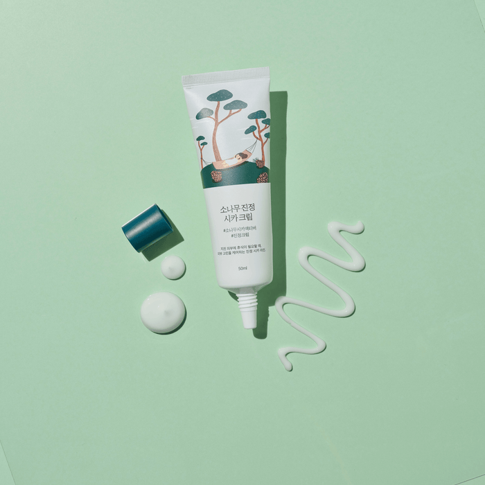 ครีมบำรุงผิวหน้า Round Lab Pine Calming Cica Cream ครีมบำรุงผิวหน้า Round Lab Pine Calming Cica Cream