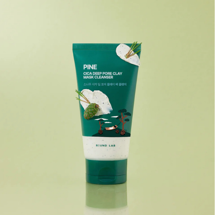 คลีนเซอร์เนื้อโคลน Round Lab Pine Cica Deep Pore Clay Mask Cleanser