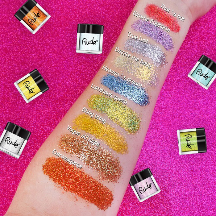 Rude Cosmetics You Glit Up My Life Glitter กลิตเตอร์ สีสวย แน่นชัด ติดทน 