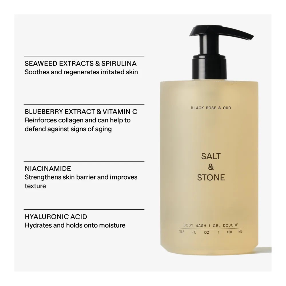 เจลทำความสะอาดผิวกาย SALT & STONE Body Wash
