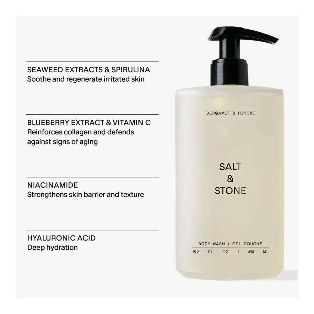 เจลทำความสะอาดผิวกาย SALT & STONE Body Wash