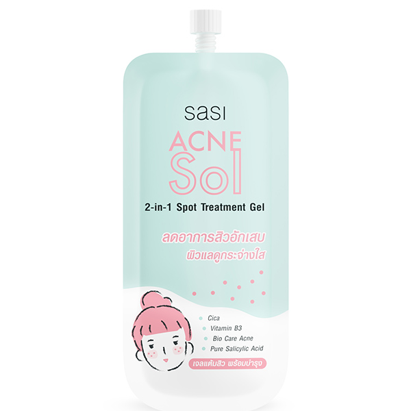 Sasi Acne Sol 2-in-1 Spot Treatment Gel