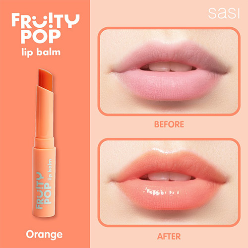 ลิปบาล์มมีสี Sasi Fruity POP Lip Balm