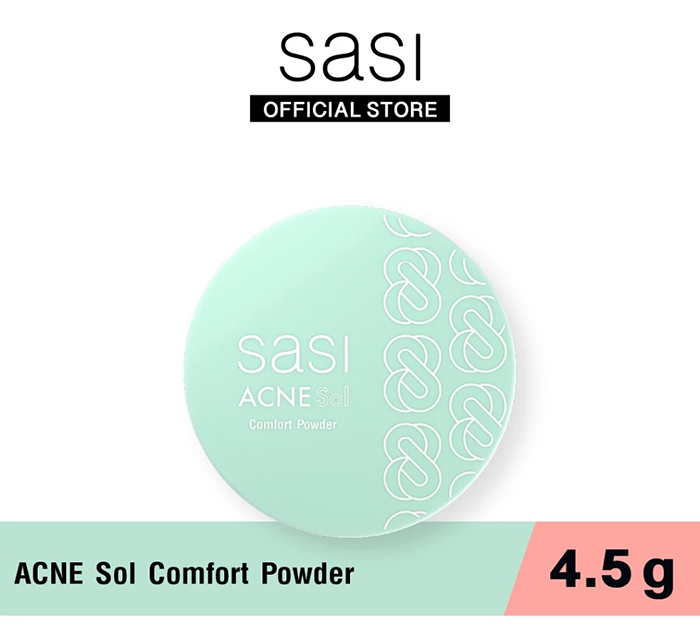 แป้งอัดแข็ง SASI Acne Sol Comfort Powder 