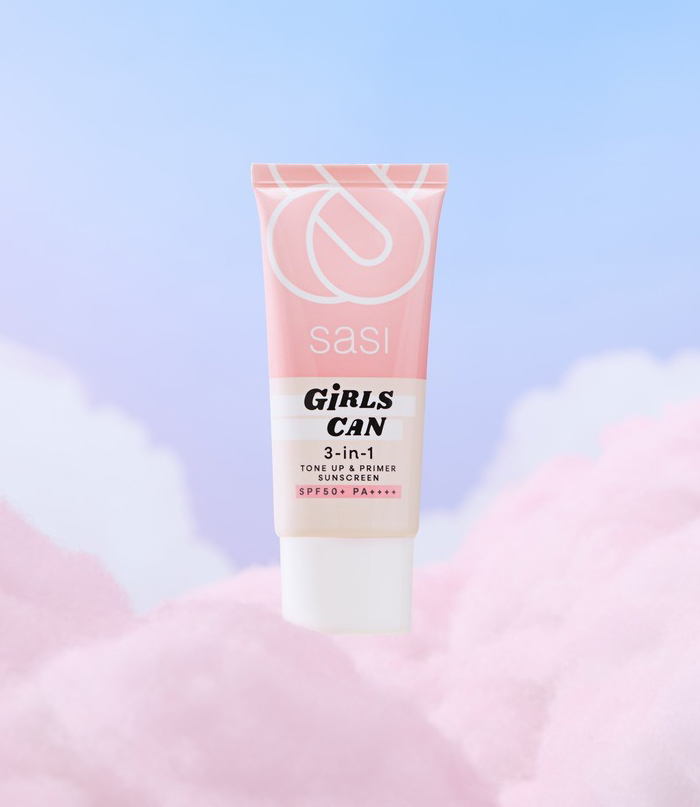 โทนอัพ SASI Girls Can 3-in-1 Tone Up & Primer Sunscreen SPF50+ PA++++