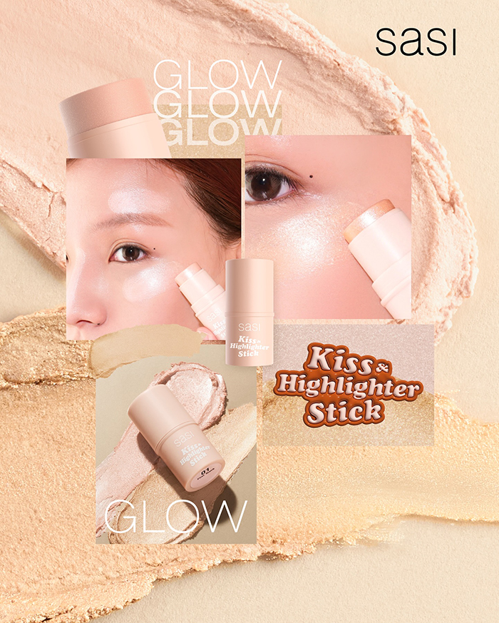 ไฮไลท์ SASI Kiss & Highlighter Stick