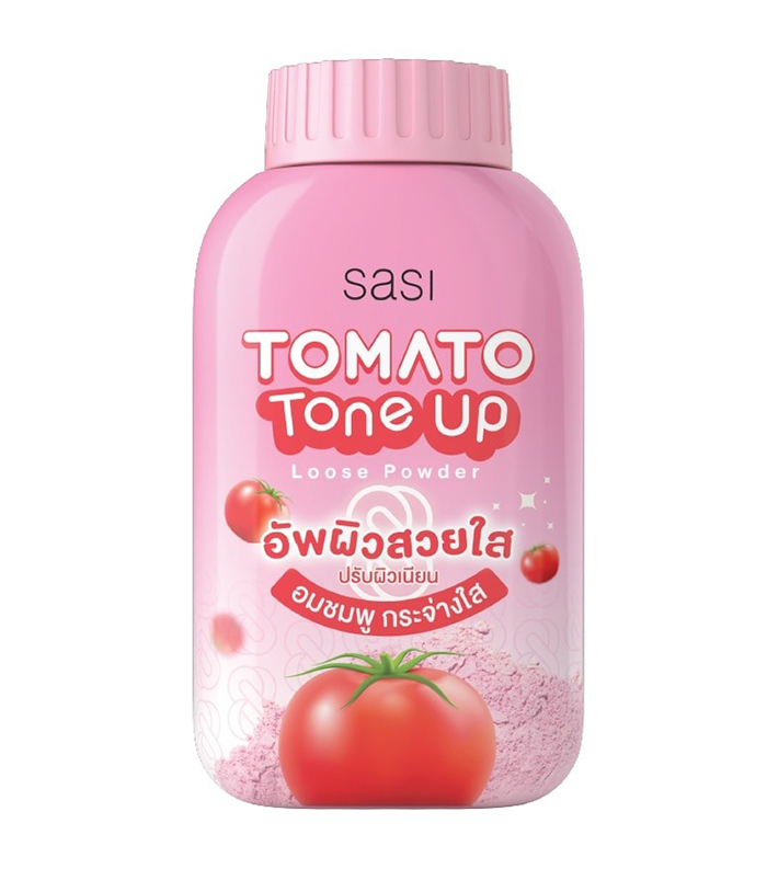 แป้งฝุ่น SASI Tomato Tone up Loose Powder