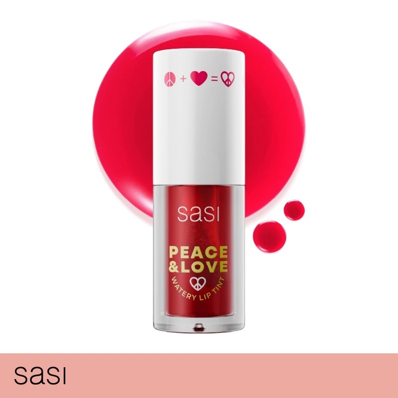 ลิปทินท์ SASI Peace & Love Watery Lip Tint