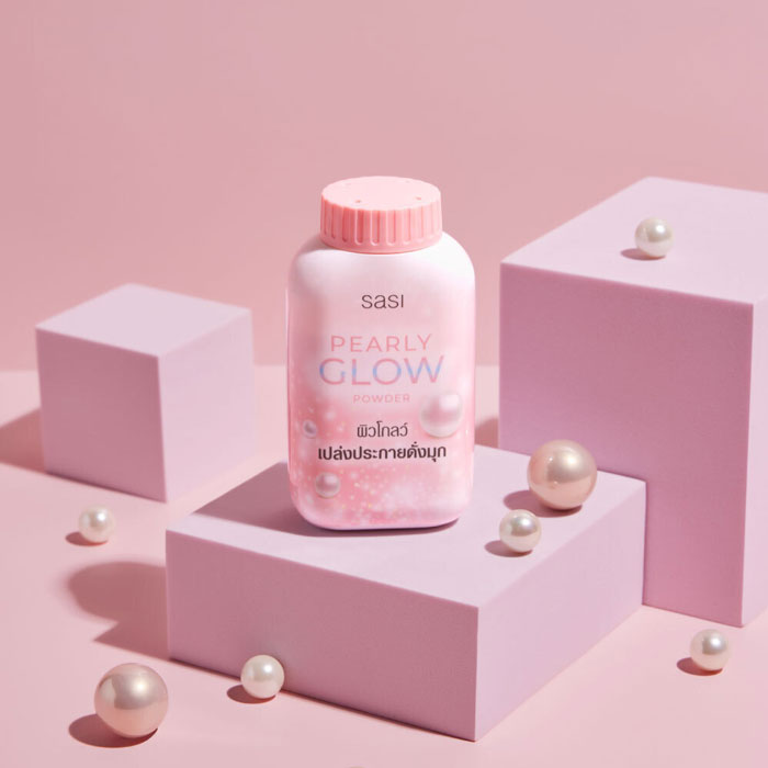 แป้งฝุ่น Sasi Pearly Glow Powder