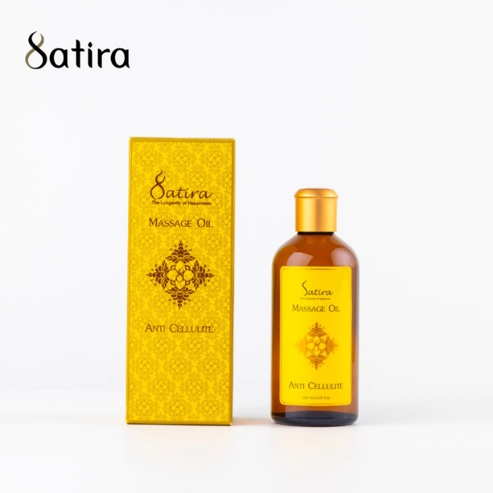 น้ำมันนวดผิวกาย Satira Massage Oil : Anti Cellulite
