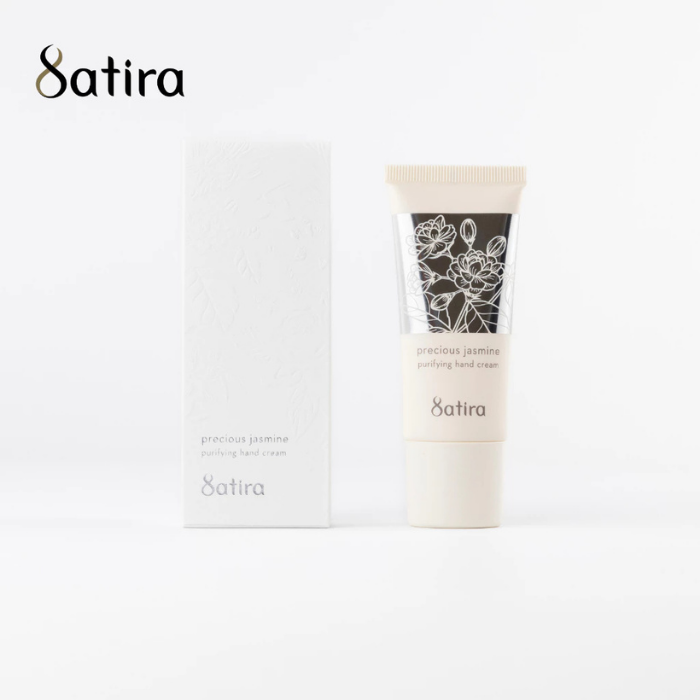 ครีมบำรุงผิวมือ กลิ่นมะลิ Satira Purifying Hand Cream Precious Jasmine