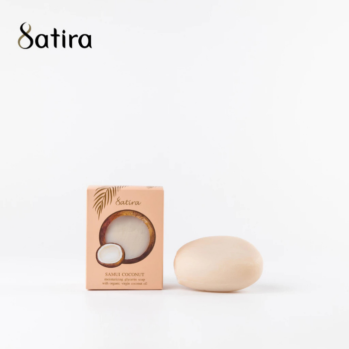 สบู่มะพร้าว Satira Samui Coconut Moisturizing Glycerin Soap