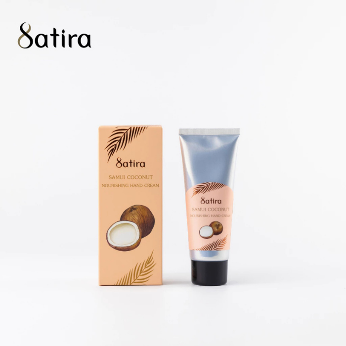 ครีมบำรุงผิวมือ Satira Samui Coconut Nourishing Hand Cream ครีมบำรุงผิวมือ Satira Samui Coconut Nourishing Hand Cream