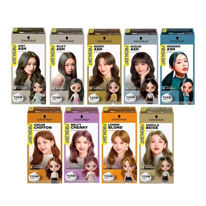 โฟมเปลี่ยนสีผม Schwarzkopf Fresh LightFoam Color โฟมเปลี่ยนสีผม Schwarzkopf Fresh LightFoam Color