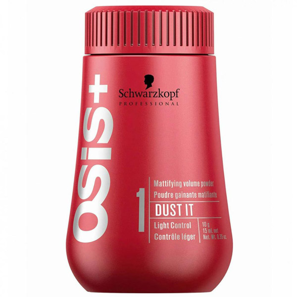 Schwarzkopf OSIS  Dust It Mattifying Volume Powder 1 แป้งซับความมันบนเส้นผม ช่วยซับความมันของเส้นผมและหนังศีรษะ ทำให้เส้นผมดูเป็นธรรมชาติ ไม่มันเงาได้ตลอดทั้งวัน