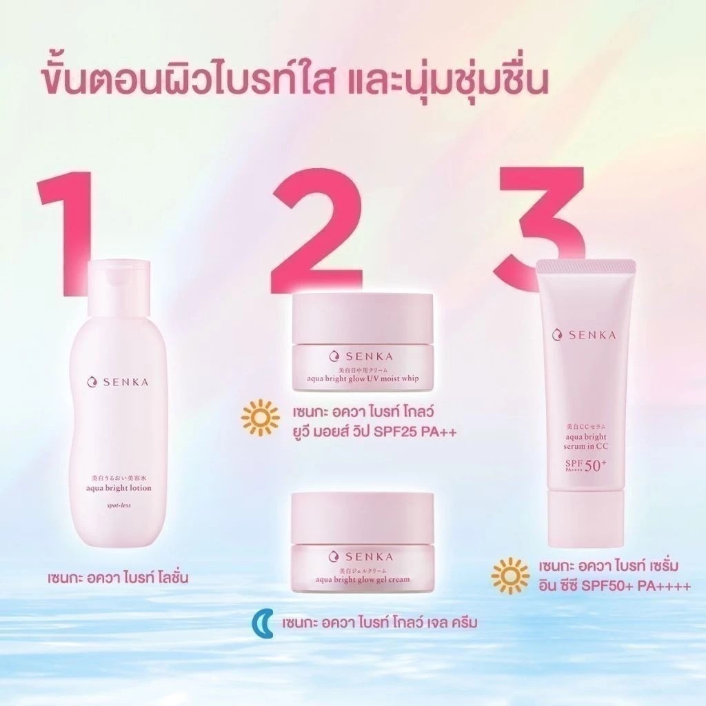 เซรั่มบำรุงผิว SENKA Aqua Bright Serum in CC