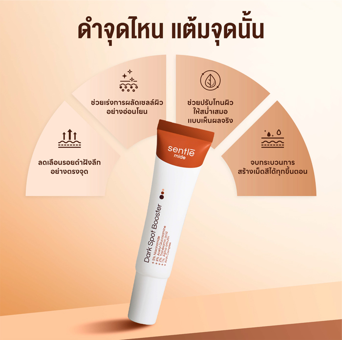 เจลลดรอยดำ  sentle mide Dark Spot Booster