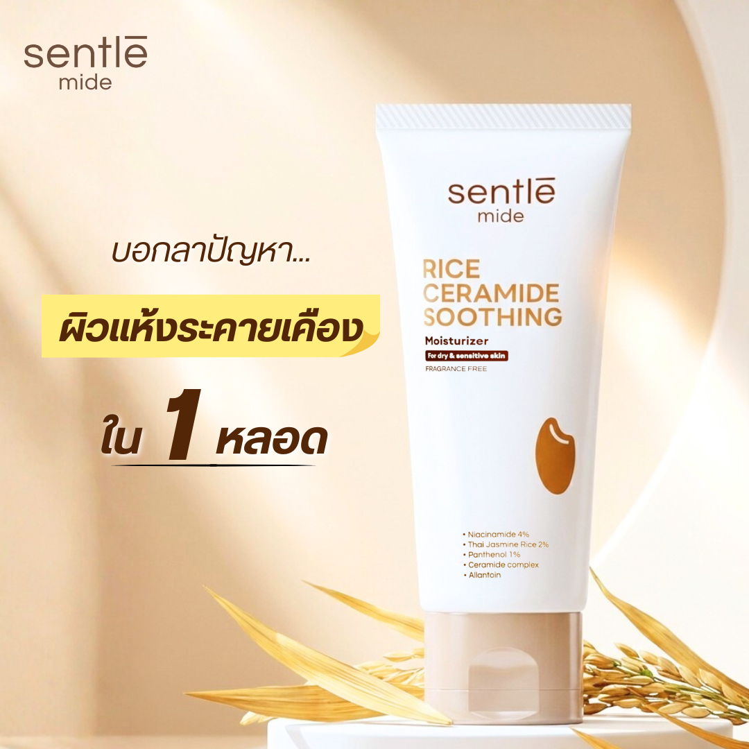 มอยส์เจอร์ไรเซอร์ sentle mide Rice Ceramide Soothing