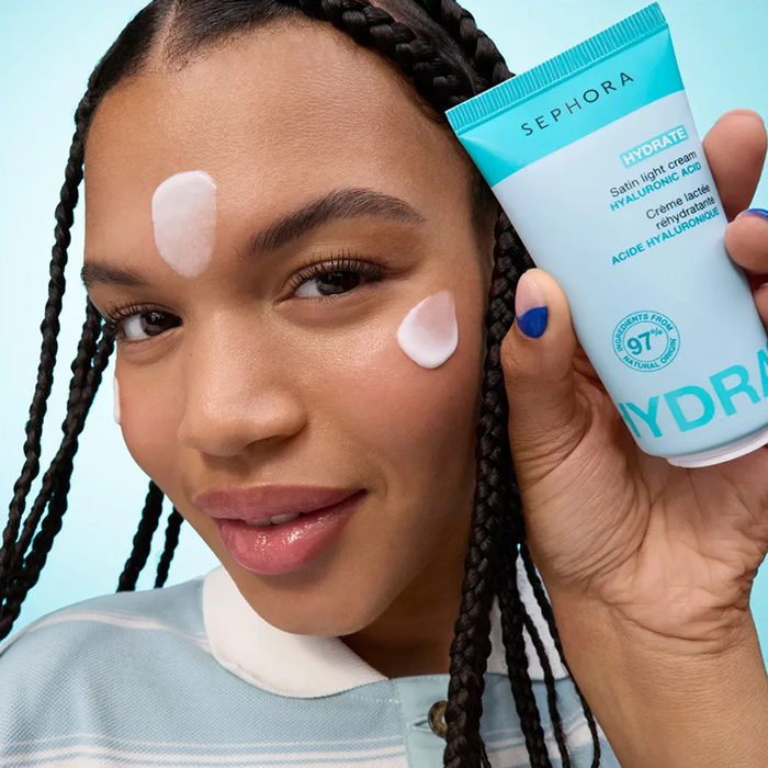 ครีมบำรุงผิวหน้า Sephora HYDRATE - Satin Light Cream with Hyaluronic Acid