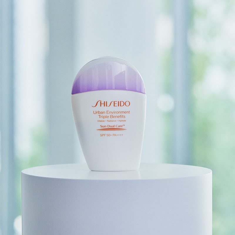 กันแดด บางเบา Shiseido Urban Environment Triple Beauty Suncare Emulsion SPF50+ PA++++