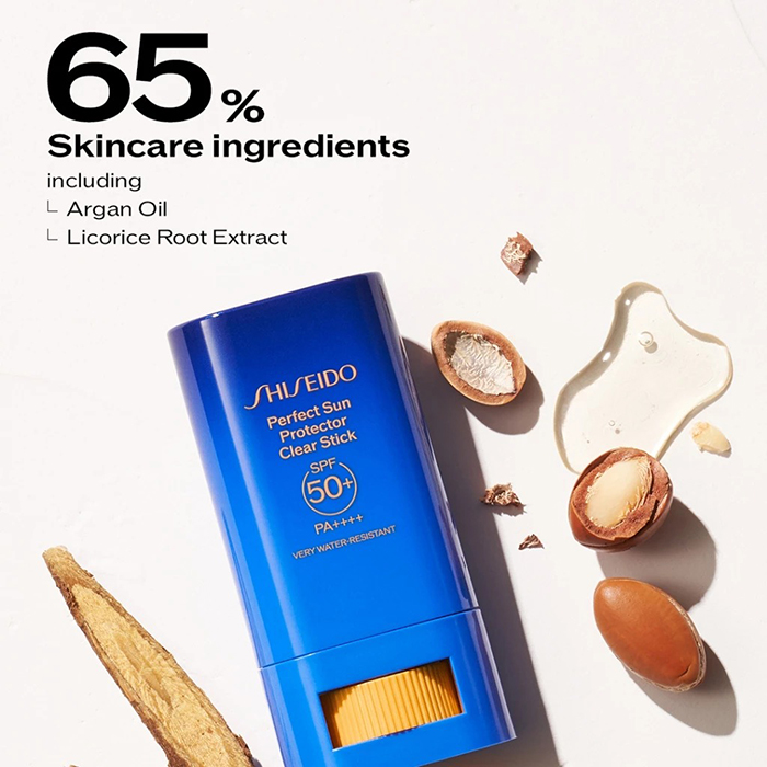 ครีมกันแดดแบบแท่ง Shiseido Perfect Sun Protector Clear Stick SPF50+ PA++++