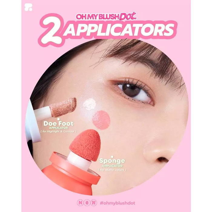 บลัชออน 2P Original Oh my Blush Dot