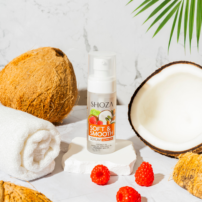 เซรั่มบำรุงผม Shoza Soft & Smooth Serum for All Hair Types