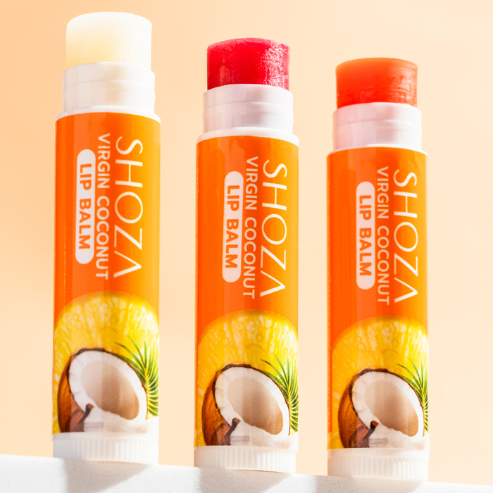 ลิปบาล์ม Shoza Virgin Coconut Lip Balm Vit C