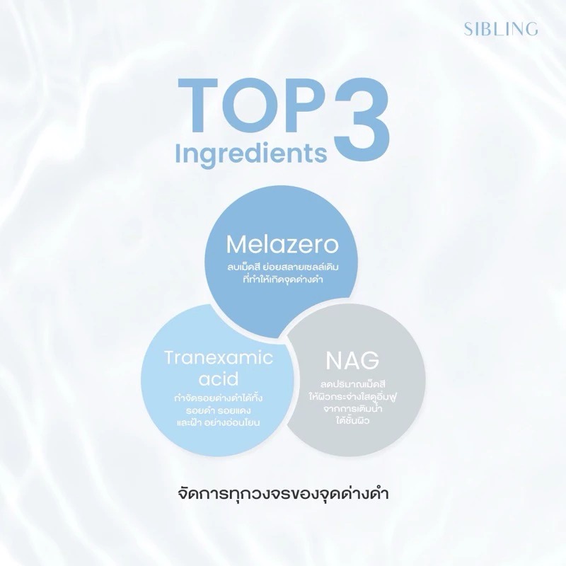 เซรั่ม Sibling Dark Spot Melasma Serum