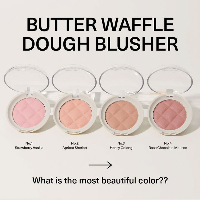 บลัชออน Sisua Butter Waffle Dough Blush