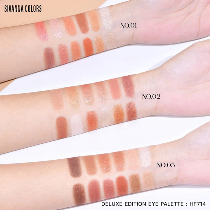 อายแชโดว์ SIVANNA Colors Deluxe Edition Eye Palette