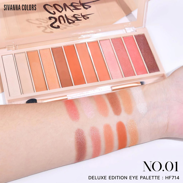 อายแชโดว์ SIVANNA Colors Deluxe Edition Eye Palette