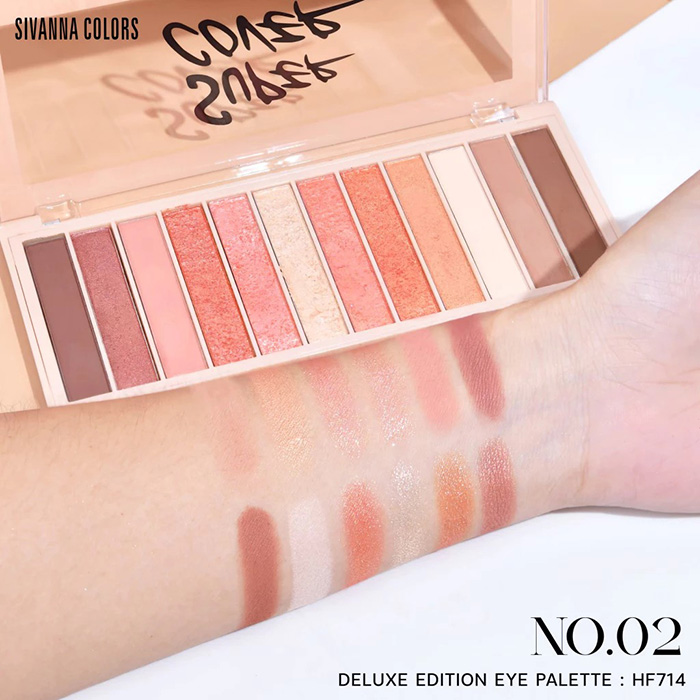 อายแชโดว์ SIVANNA Colors Deluxe Edition Eye Palette