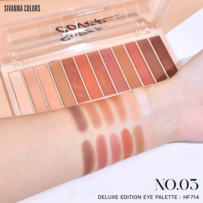 อายแชโดว์ SIVANNA Colors Deluxe Edition Eye Palette