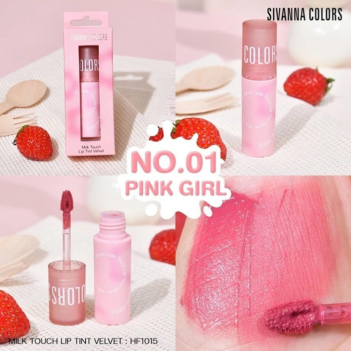 ลิปทินท์ SIVANNA Colors Milk Touch Lip Tint Velvet ลิปทินท์ SIVANNA Colors Milk Touch Lip Tint Velvet