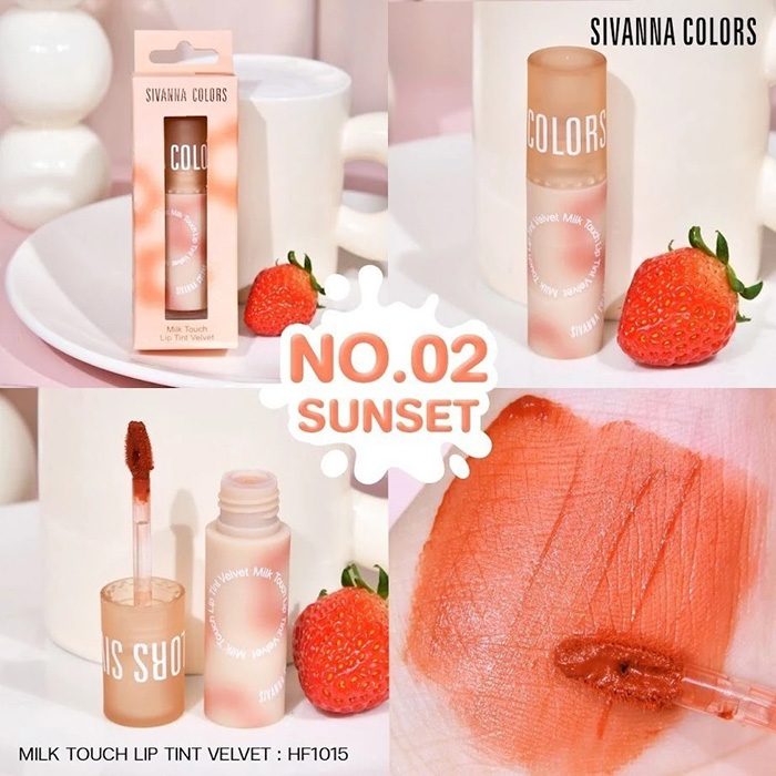 ลิปทินท์ SIVANNA Colors Milk Touch Lip Tint Velvet ลิปทินท์ SIVANNA Colors Milk Touch Lip Tint Velvet