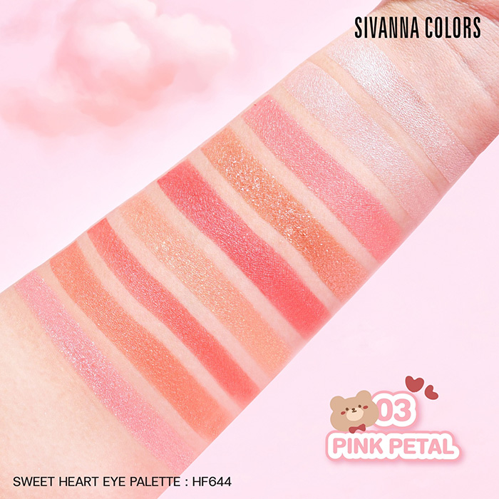 อายแชโดว์ SIVANNA Colors Sweet Hearts Eye Palette