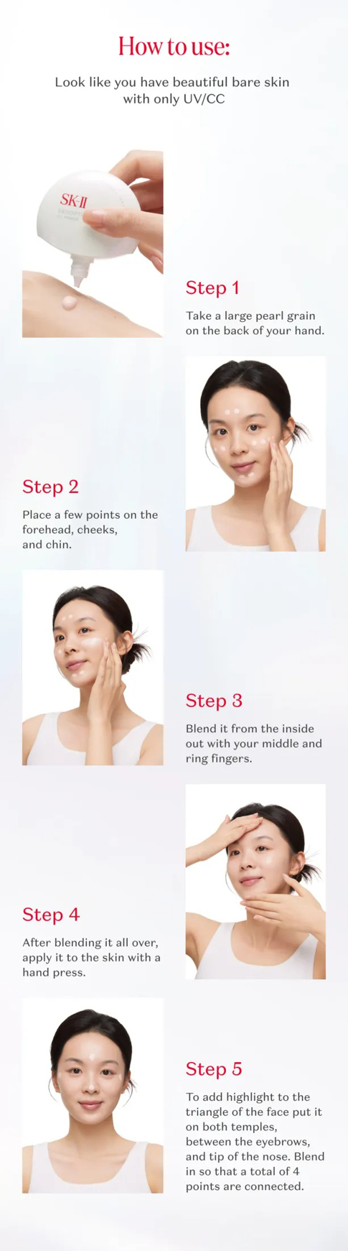 ครีมกันแดด SK-II Genoptics Airy UV Cream & CC Primer SPF 50+ PA++++