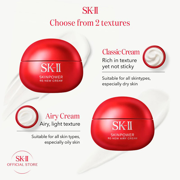 ครีมบำรุงผิวหน้า SK-II SKINPOWER Re-New Airy Cream