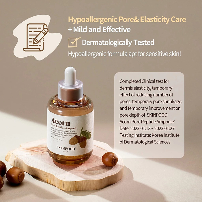 แอมพูล SKINFOOD Acorn Pore Peptide Ampoule