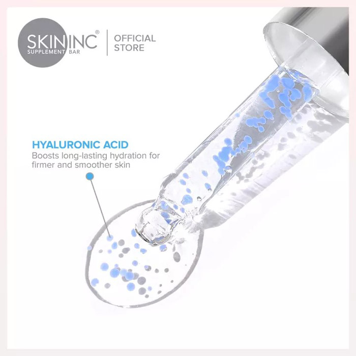 SKIN INC HYALURONIC ACID SERUM ไฮยาลูโรนิค แอซิด เซรั่ม เติมความชุ่มชื้นให้ผิว ยกกระชับผิว ผิวเรียบเนียน ดูอ่อนกว่าวัย 