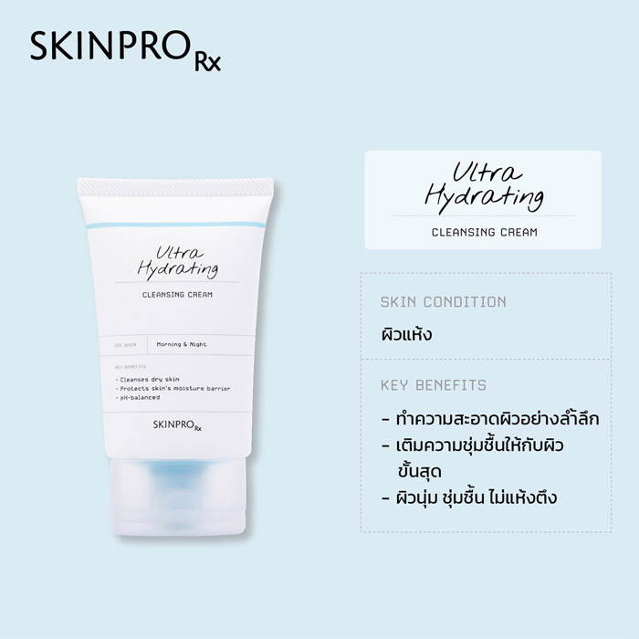 SKINPRO RX Ultra Hydrating Cleansing Cream คลีนซิ่งครีม