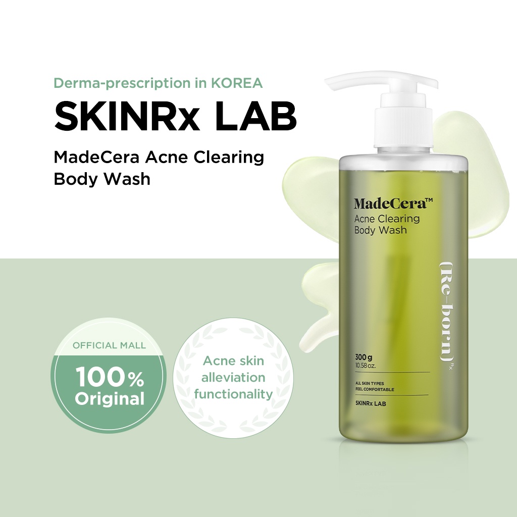 ผลิตภัณฑ์ทำความสะอาดผิวกาย SKINRx LAB MadeCera Acne Clearing Body Wash