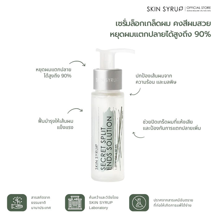 เซรั่มบำรุงผม Skin Syrup Secret Split End Solution