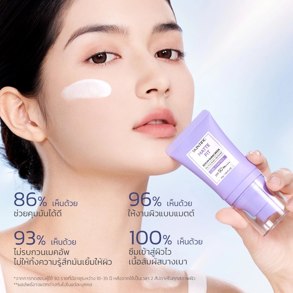 ครีมกันแดด SKINTIFIC Matte Fit Serum Sunscreen SPF50+PA++++