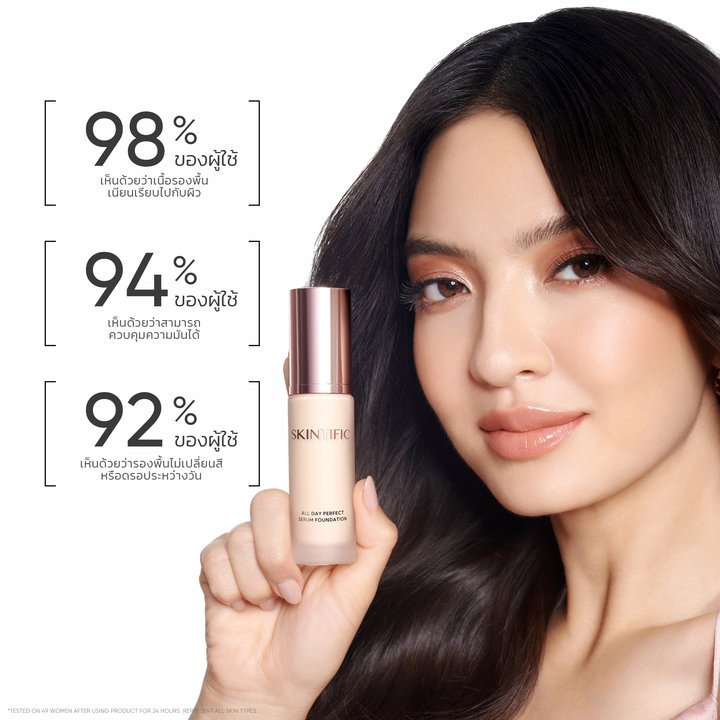 รองพื้น SKINTIFIC All Day Perfect Serum Foundation