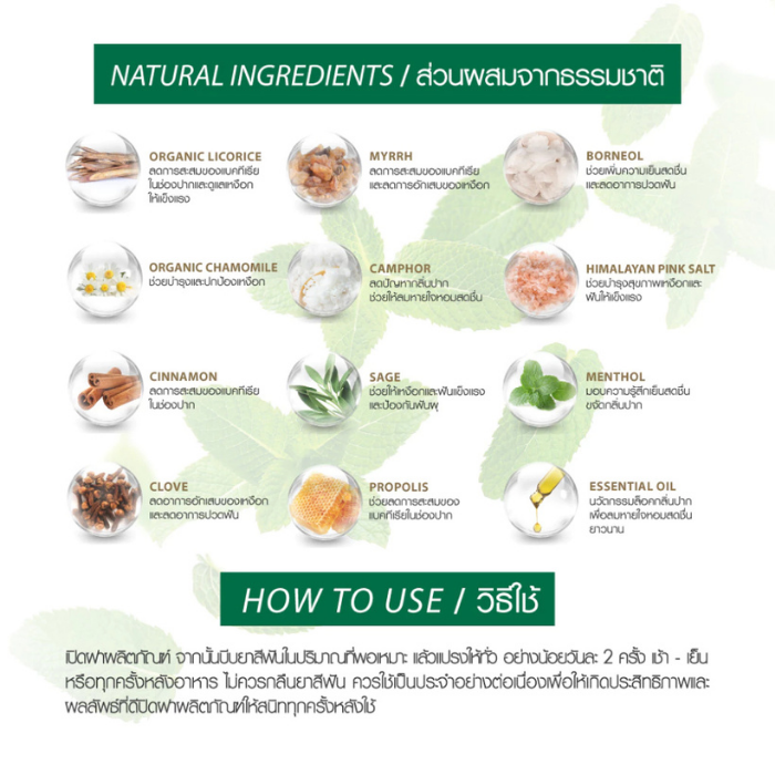 ยาสีฟันออร์แกนิค Skynlab Organic Premium Herbs Toothpaste ยาสีฟันออร์แกนิค Skynlab Organic Premium Herbs Toothpaste