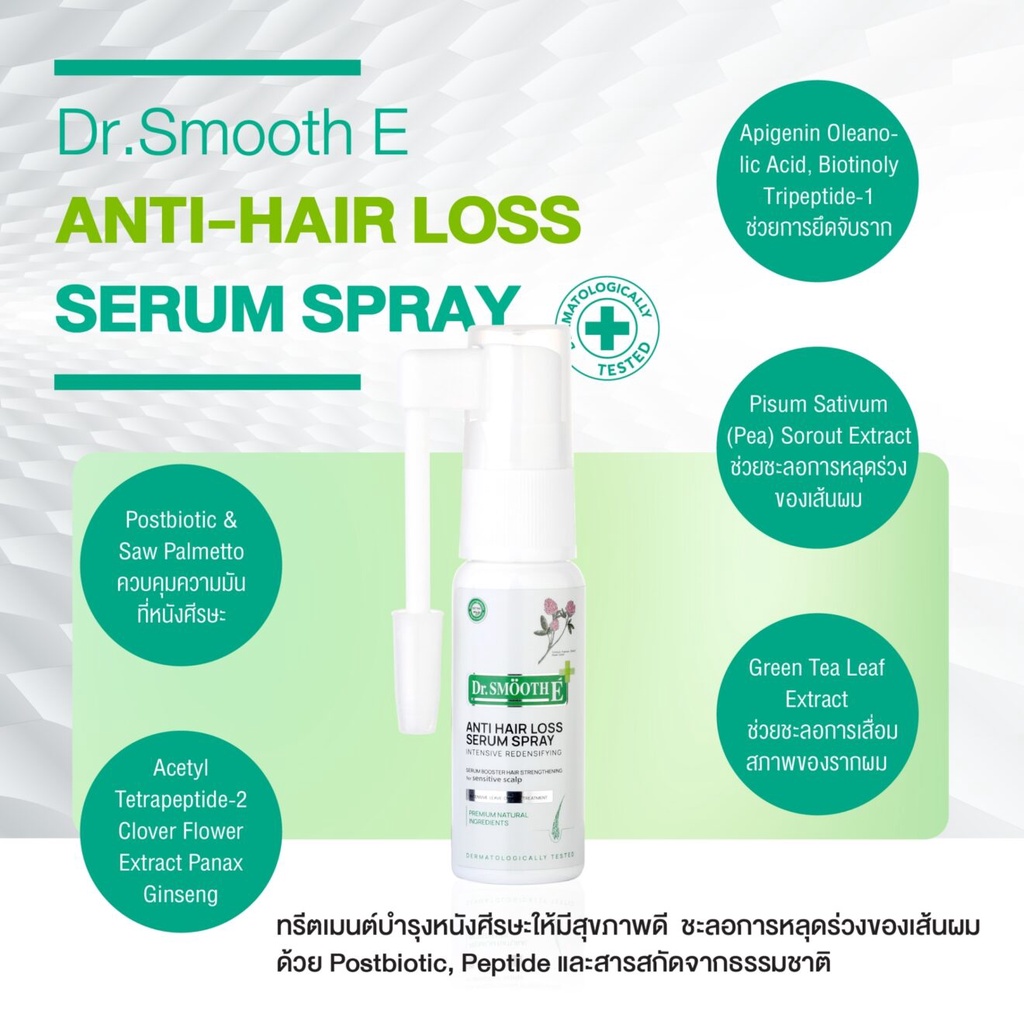 สเปร์ยบำรุงผม Smooth E Dr.Smooth E Anti Hair Loss Serum Spray